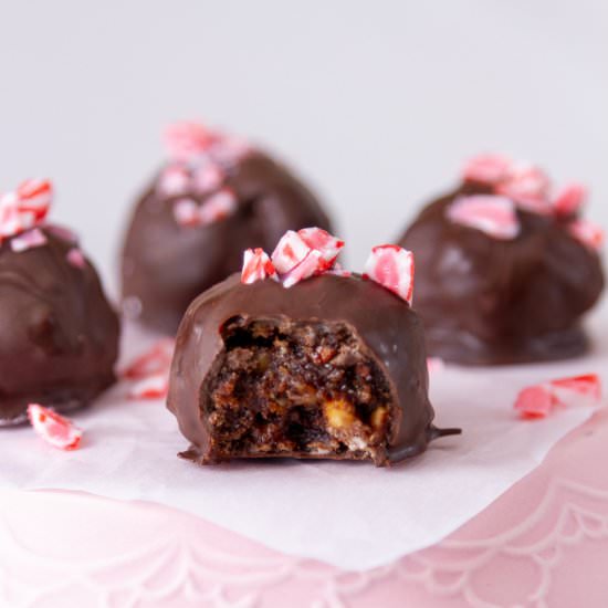 Peppermint Rum Balls