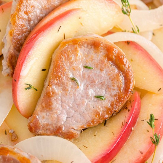 Pork Tenderloin with Apples