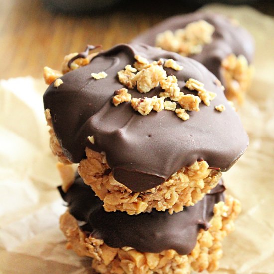 PB Filled Granola Cups