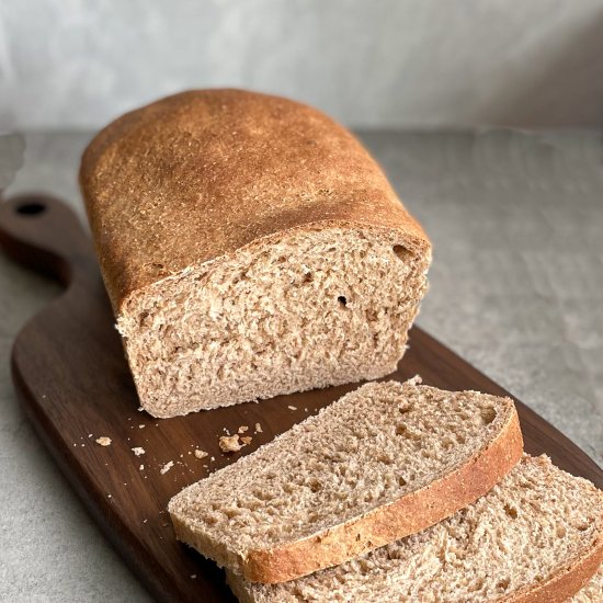 Honey Wheat Sandwich Bread