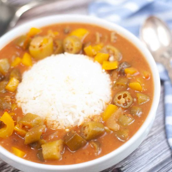 Instant Pot Vegetarian Gumbo