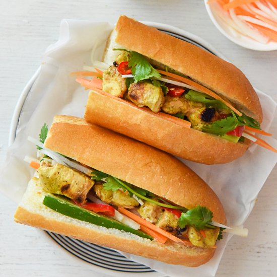 Chicken Satay Sandwich