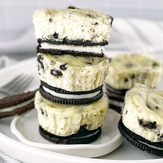 Mini Oreo Cheesecakes