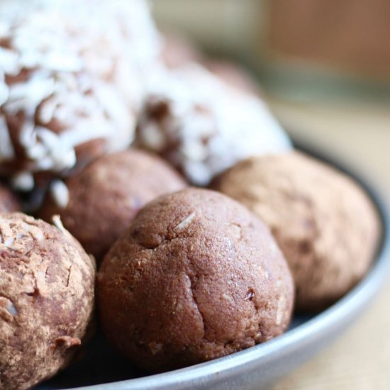 Almond Pulp Brownie Bites