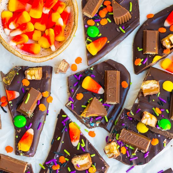 Halloween Candy Bark