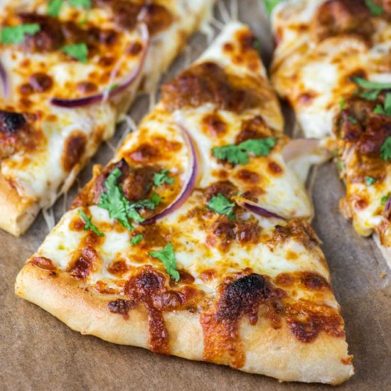 Butter Chicken Pizza