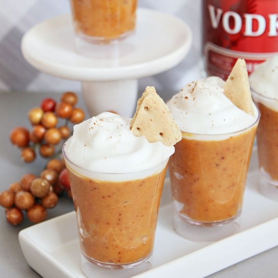 Pumpkin Pie Pudding Shots