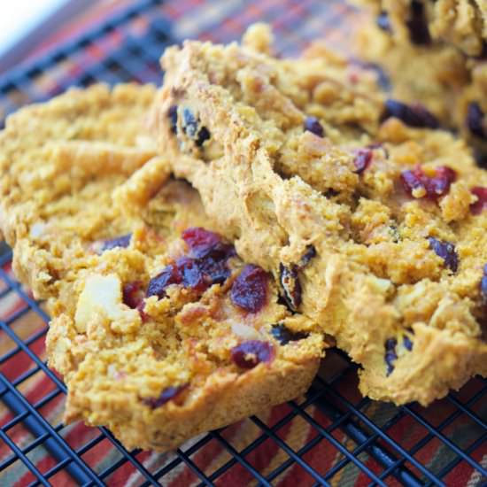 Cranberry Pumpkin Apple Quick Bread