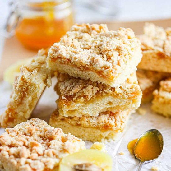 Apricot Crumble Bars