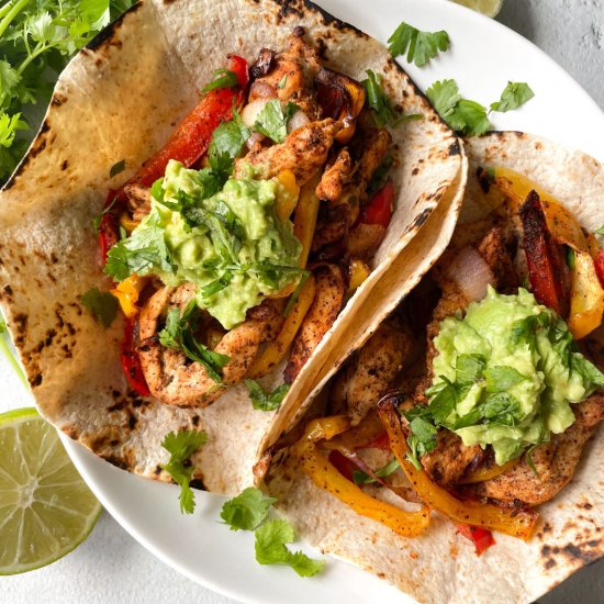 Air Fryer Chicken Fajitas