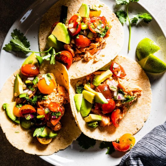 Grilled Salmon Tacos