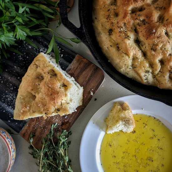 Stovetop Focaccia