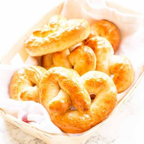 Greek yogurt pretzels