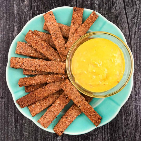 Crunchy Keto Pretzel Sticks Recipe