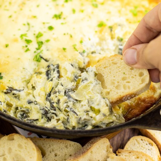 Hot Spinach Artichoke Dip