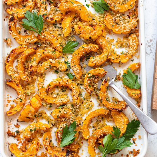 Crunchy Roasted Delicata Squash