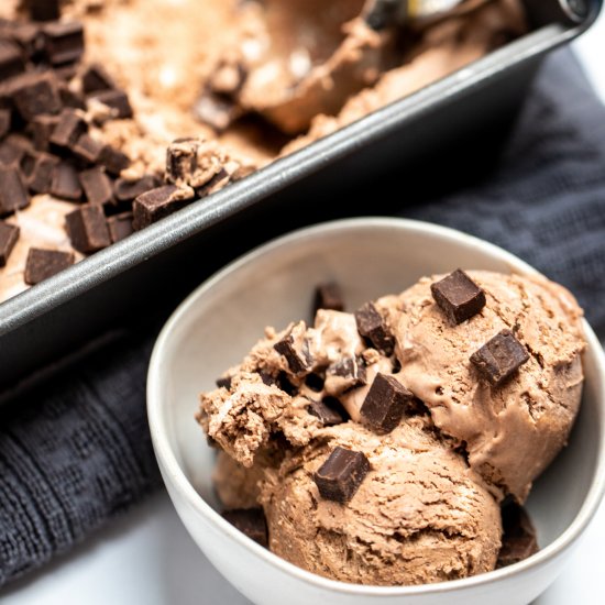 Homemade Chocolate Ice Cream