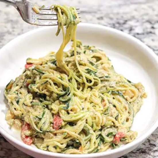 Creamy Lemon Zucchini Pasta