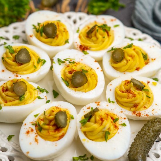 Million Dollar Deviled Eggs