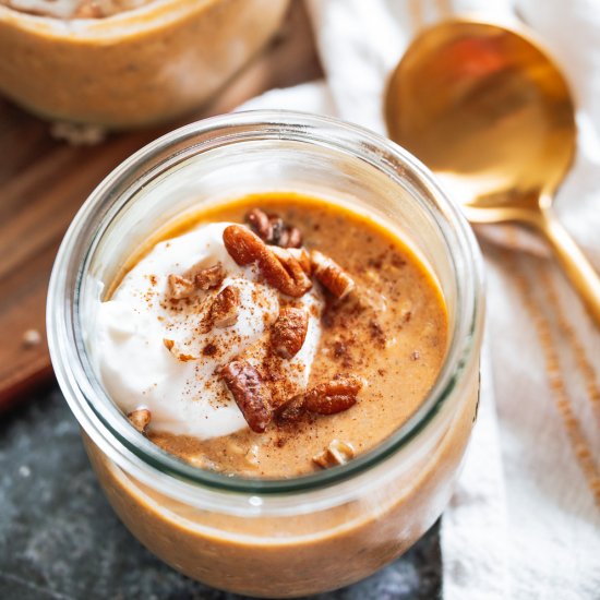 Pumpkin Spice Overnight Oats