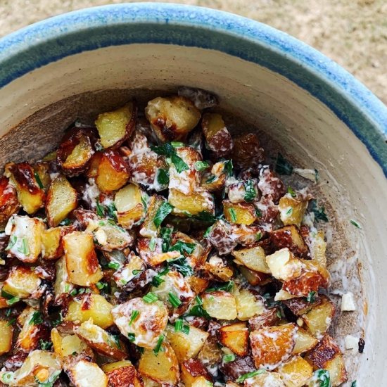 Garlic Roasted Potato Salad