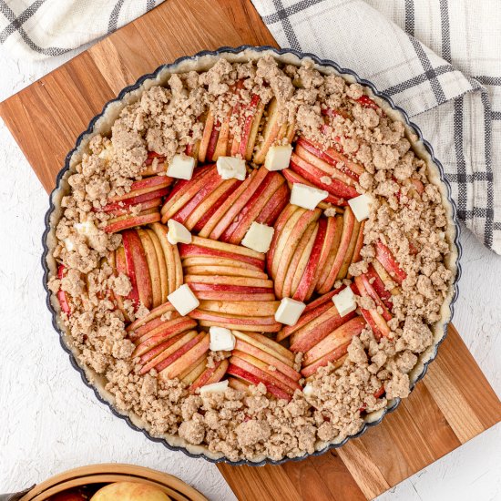 Apple Crumble Tart