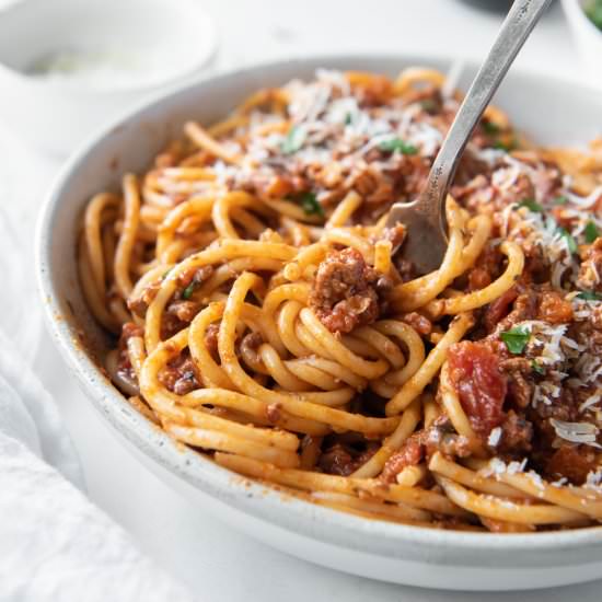 Pasta Bolognese