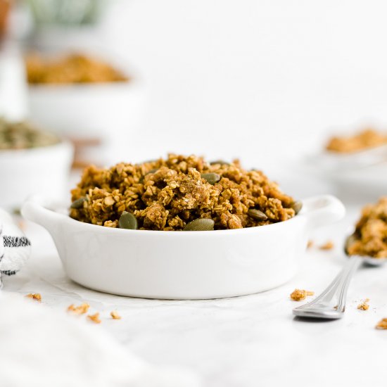 Healthy Pumpkin Spice Granola