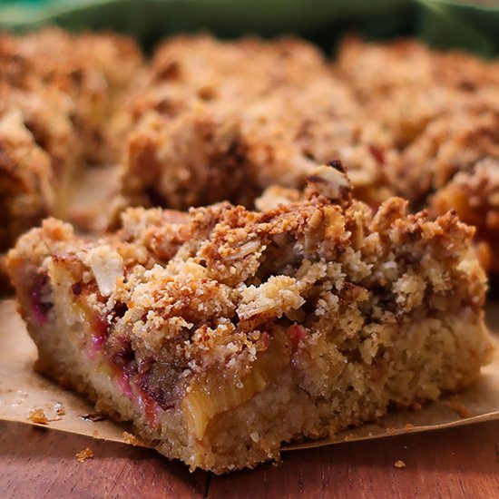 Plum & Almond Crumble Snacking Cake