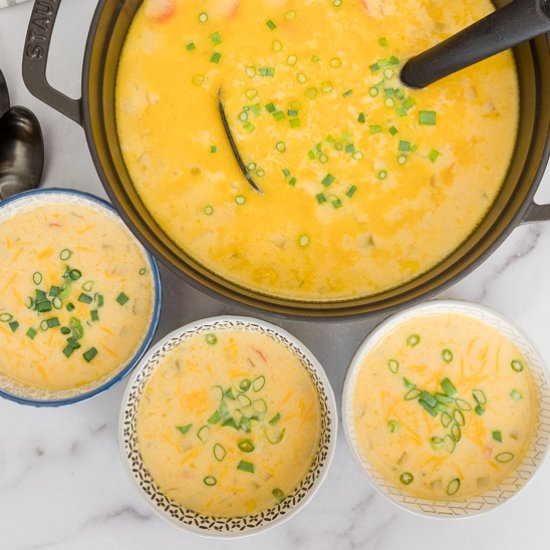 Cheesy Vegetable Chowder