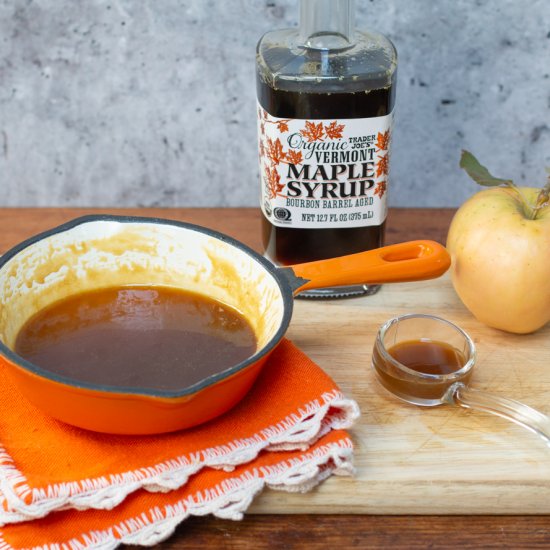 Maple caramel sauce