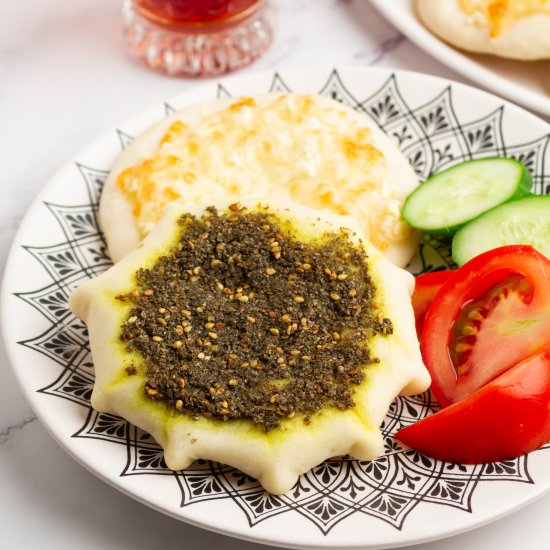 Cheese & Zaatar Manakeesh