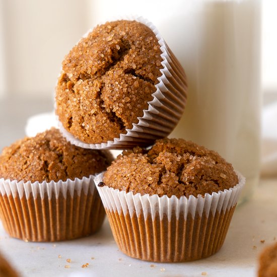 Ginger Molasses Muffins