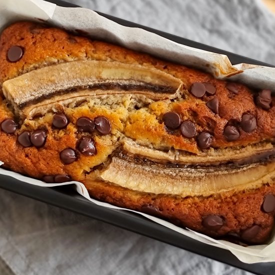 Banana Bread with Chocolate Chips