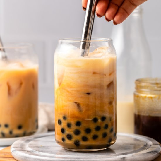 Pumpkin Spice Chai Bubble Tea