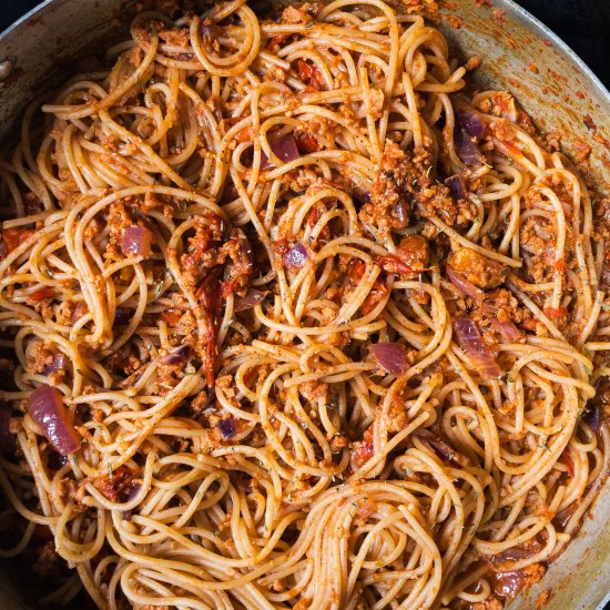 Quick Vegan Pasta Dinner