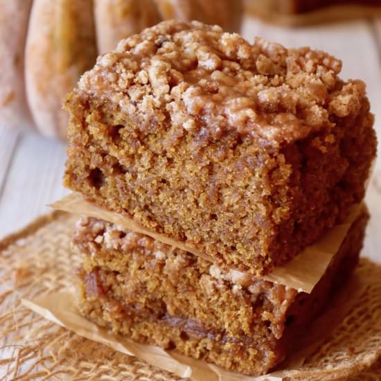 Caramel Pumpkin Coffee Cake