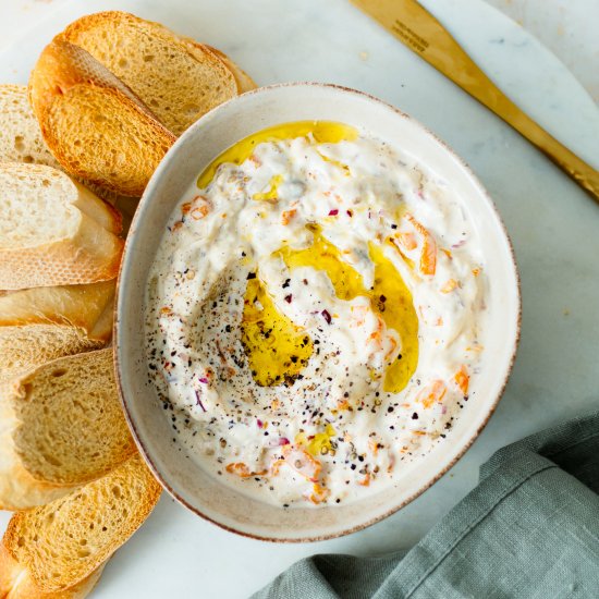 Roasted Eggplant and Red Pepper Dip