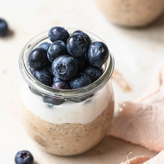 Overnight Oats with Protein Powder