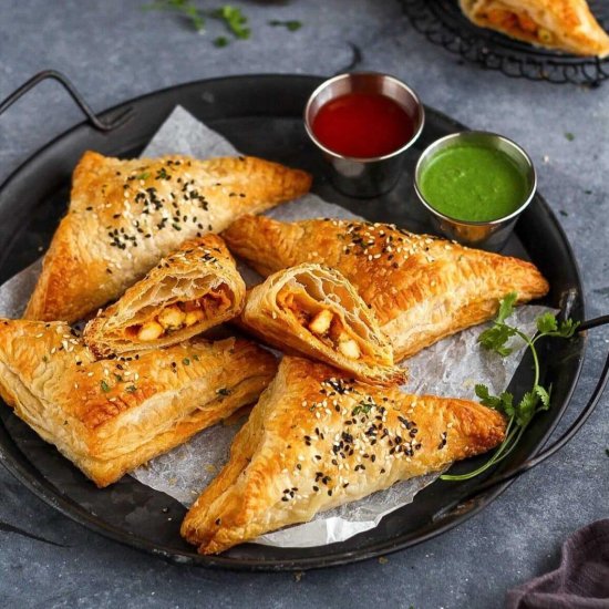 Paneer puff