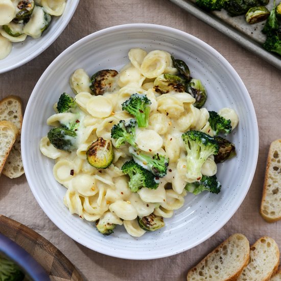 Pasta with Roasted Veggies