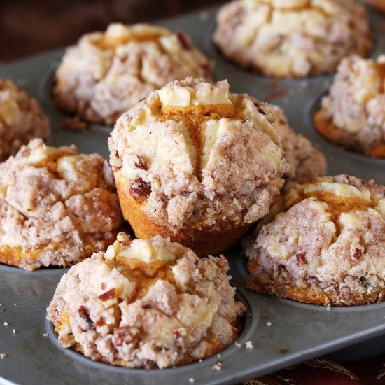 Pumpkin Cream Cheese Muffins