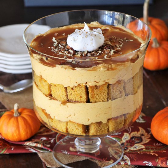 Pumpkin Caramel Trifle