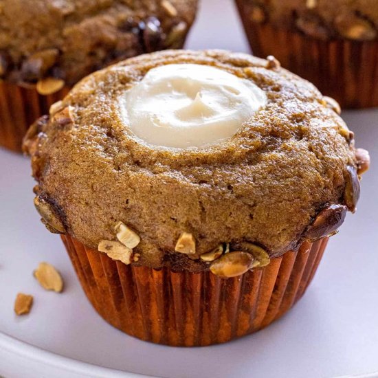 Pumpkin Cream Cheese Muffins