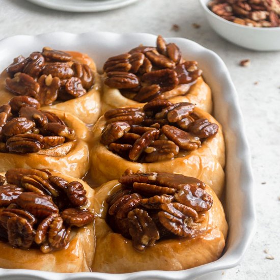 Caramel Pecan Cinnamon Rolls