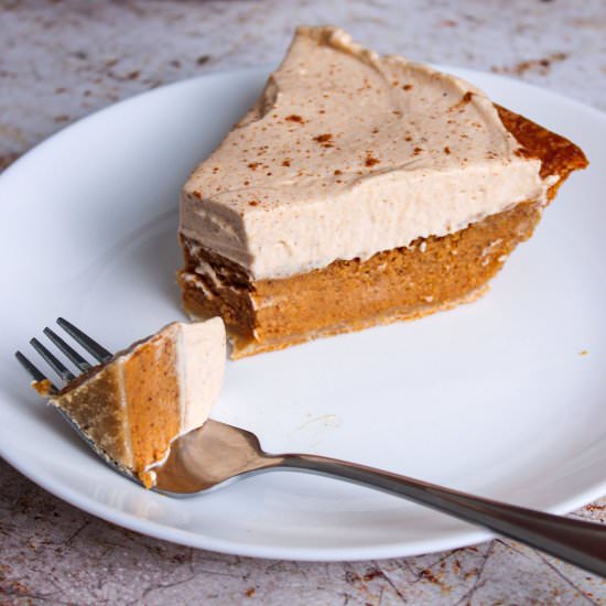 Double Layer Pumpkin Pie