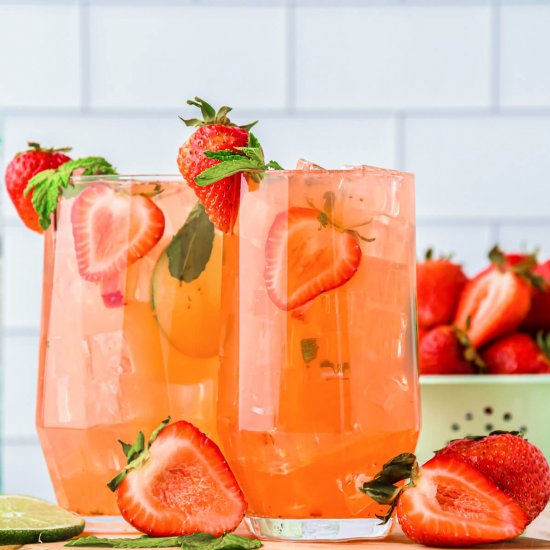 Summer Strawberry Mojito