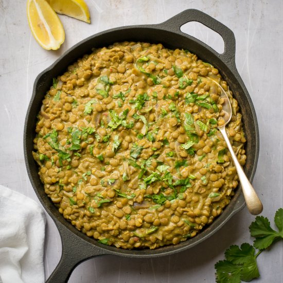 Green Lentil Dahl