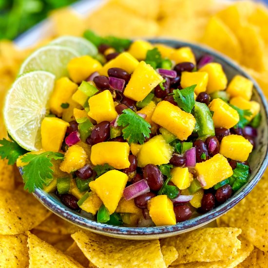 Mango Black Bean Salsa