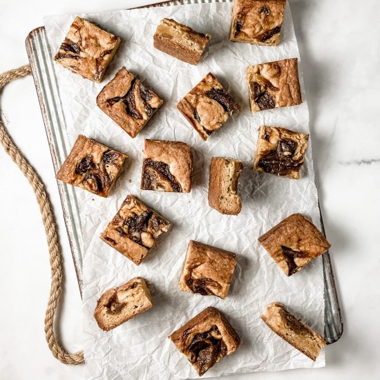 ginger pumpkin butter blondies